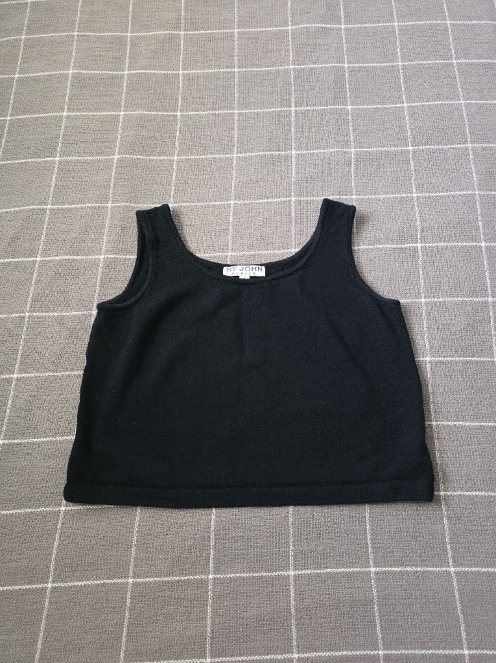 Vtg St. John Basics Cropped Tank Top